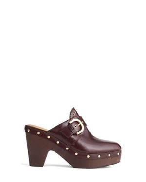 Madewell The Wes Buckle Strap Clog - Brown