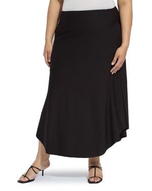 Lyssé Ntials A-Line Ponte Midi Skirt - Black