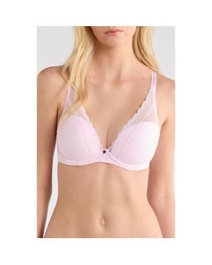 Chantelle Norah Chic Plunge T-Shirt Bra - Pink