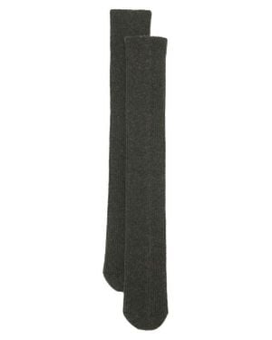 Mango Wool & Cashmere Socks - Green