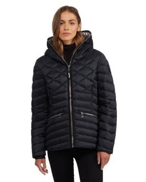 Pajar Nyota Lightweight Mixed-Diamond Quilted Packable Jacket - Blue