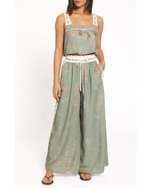 Petal & Pup Timothy 2-Piece Set - Green