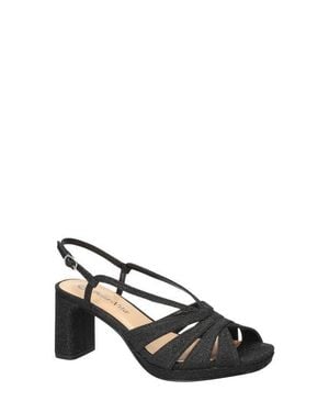 Bella Vita Chorus Slingback Platform Sandal - Black