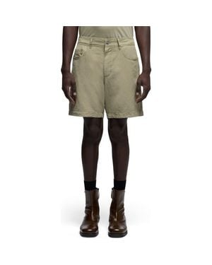 7 For All Mankind Hybrid Jogger Shorts - Natural