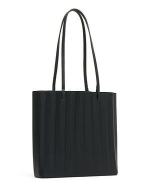 Mansur Gavriel Filo Pleated Tote - Black