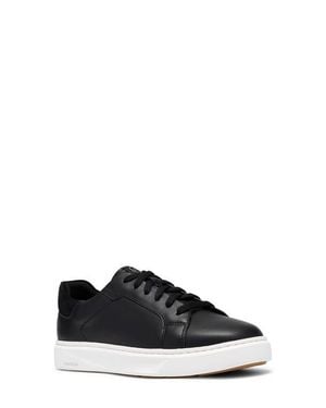 Clarks Code C Lace Leather Sneaker - Black