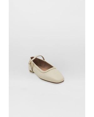 Stivali New York Eterna Mary Jane Ballet Flat - White