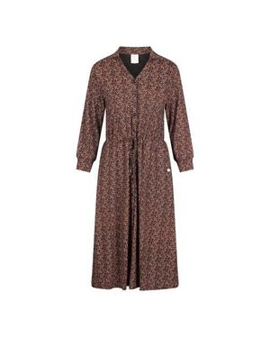 Trespass Velina Ditsy Floral Dress - Brown