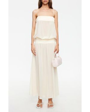 Lioness Gracia Sleeveless Chiffon Maxi Dress - Natural