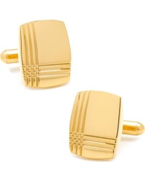 Cufflinks Inc. Tartan Plaid Cuff Links - Metallic
