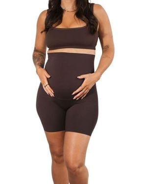 Vitaly Cloud Ii Maternity Rider Short - Brown
