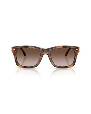 Ralph Lauren Gender Inclusive Rl8237U 55Mm Gradient Square Sunglasses - Brown