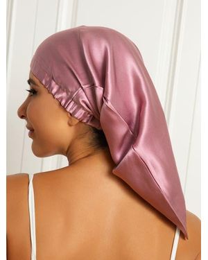 SILKSILKY Pure Silk Elasticated Bonnet - Pink