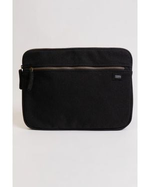 Terra Thread 13-Inch Organic Cotton Laptop Sleeve - Black