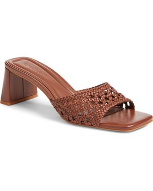 Open Edit Jaydin Slide Sandal - Brown