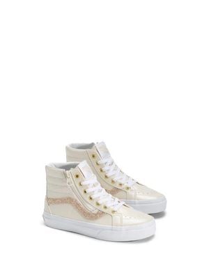Vans Sk8-Hi Reissue Side Zip Sneaker - White