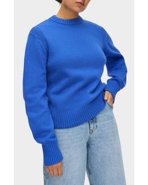 ALIGNE Dion Mock Neck Sweater - Blue