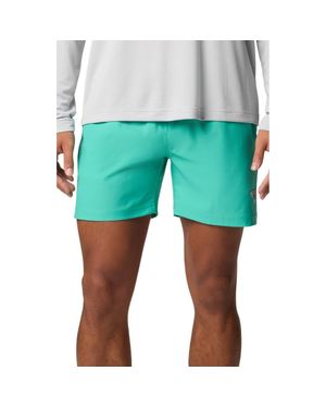 Columbia Pfg Rambler Performance Water Shorts - Green