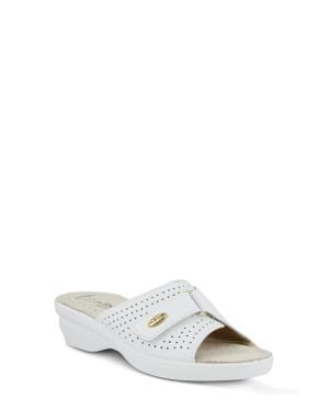Flexus by Spring Step Kea Slide Sandal - White