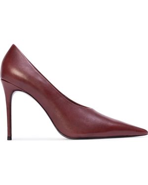 Black Suede Studio Jona 100 Pump - Purple