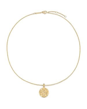 D.Louise Zodiac Talisman Necklace - Metallic