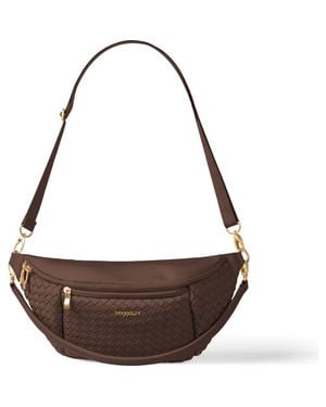 Baggallini Stanton Woven Crossbody - Brown