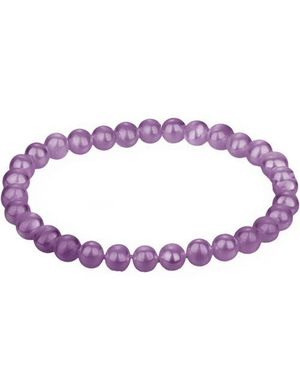 Donatello Gian Shell Pearl Stretch Bracelet - Purple