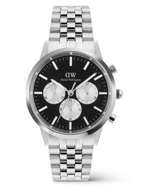 Daniel Wellington Iconic Chronograph Bracelet Watch, 42Mm - Gray