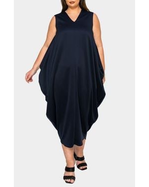 L I V D Clover Sleeveless Dress - Blue