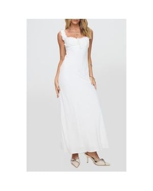 Princess Polly Lillette Sleeveless A-Line Dress - White