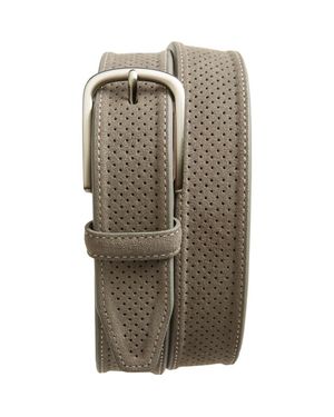 Johnston & Murphy Perforated Suede Belt - Multicolor