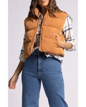Thread & Supply Issey Puffer Vest - Blue