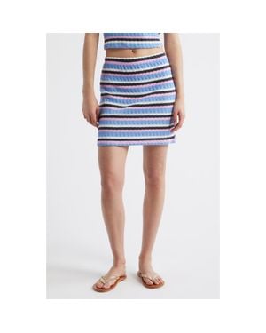 Rip Curl Bobby Stripe Skirt - Blue