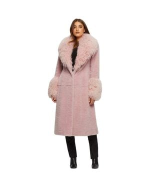 Gorski Cashmere Goat Short Coat - Pink