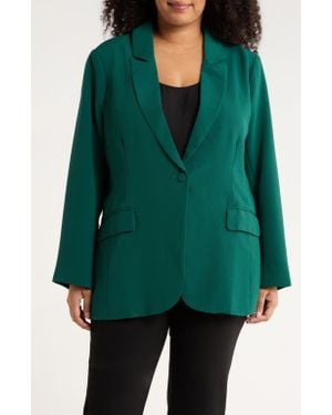 Sugarlips Chelsea One-Button Blazer - Green
