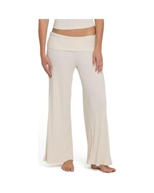 Billabong Sweet Coast Wide Leg Knit Pants - Natural