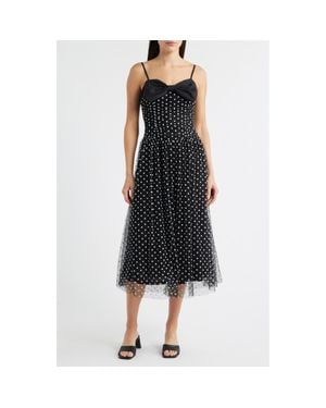 slim fit dress slacks Pleated Woven Fit & Flare Dress main image 0
