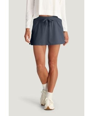 Free Fly Driftlight Drawstring Miniskirt - Blue