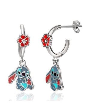 Disney Lilo & Stitch Hoop Earrings - Red