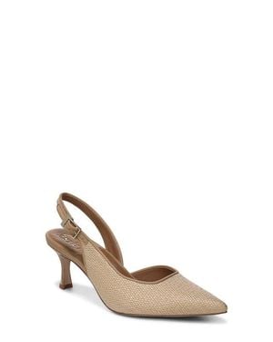 27 EDIT Naturalizer Felicia Slingback Pointed Toe Pump - Natural