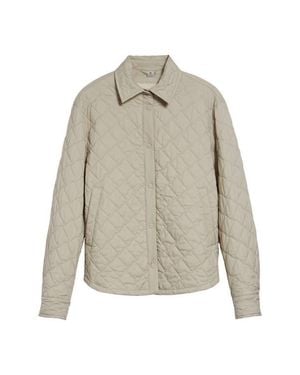 Herno Ecoage Quilted Shirt Jacket - Natural