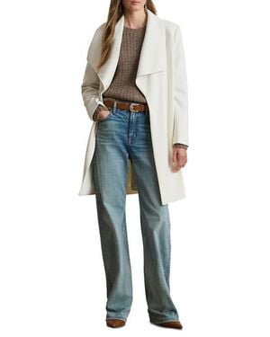 Ralph Lauren Drape Front Crepe Jacket - Blue