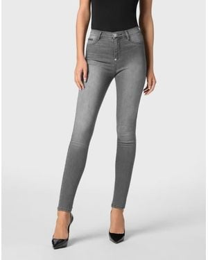 Philipp Plein High Waist Jegging - Black