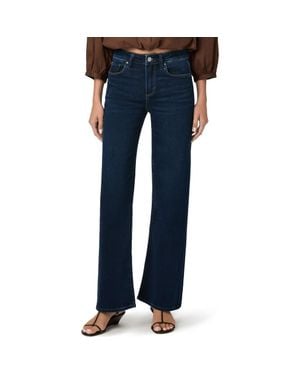 PAIGE Tatum Reverse Seamed Wide Leg Jeans - Blue
