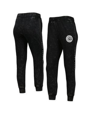 The Wild Collective Chicago Cubs Marble Jogger Pants - Black