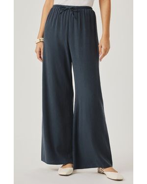 Splendid Valerie Drawstring Pants - Blue
