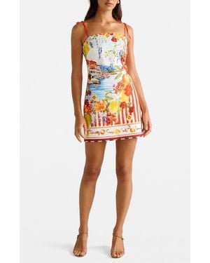 EVER NEW Sierra Printed Minidress - Orange