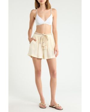 Elan Drawstrong Shorts - Natural