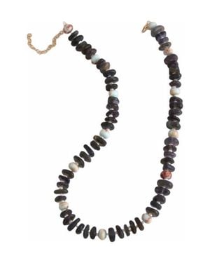 MacRae & Co November Moon Beaded Necklace - White