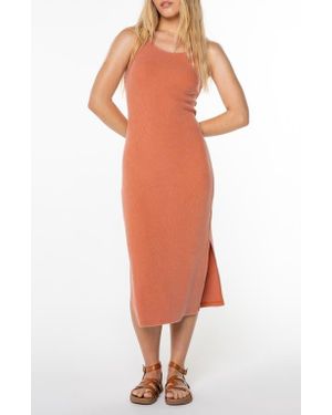 Roxy City Lights Tank Midi Dress - Orange